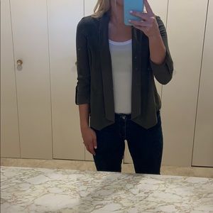 Dark green cardigan